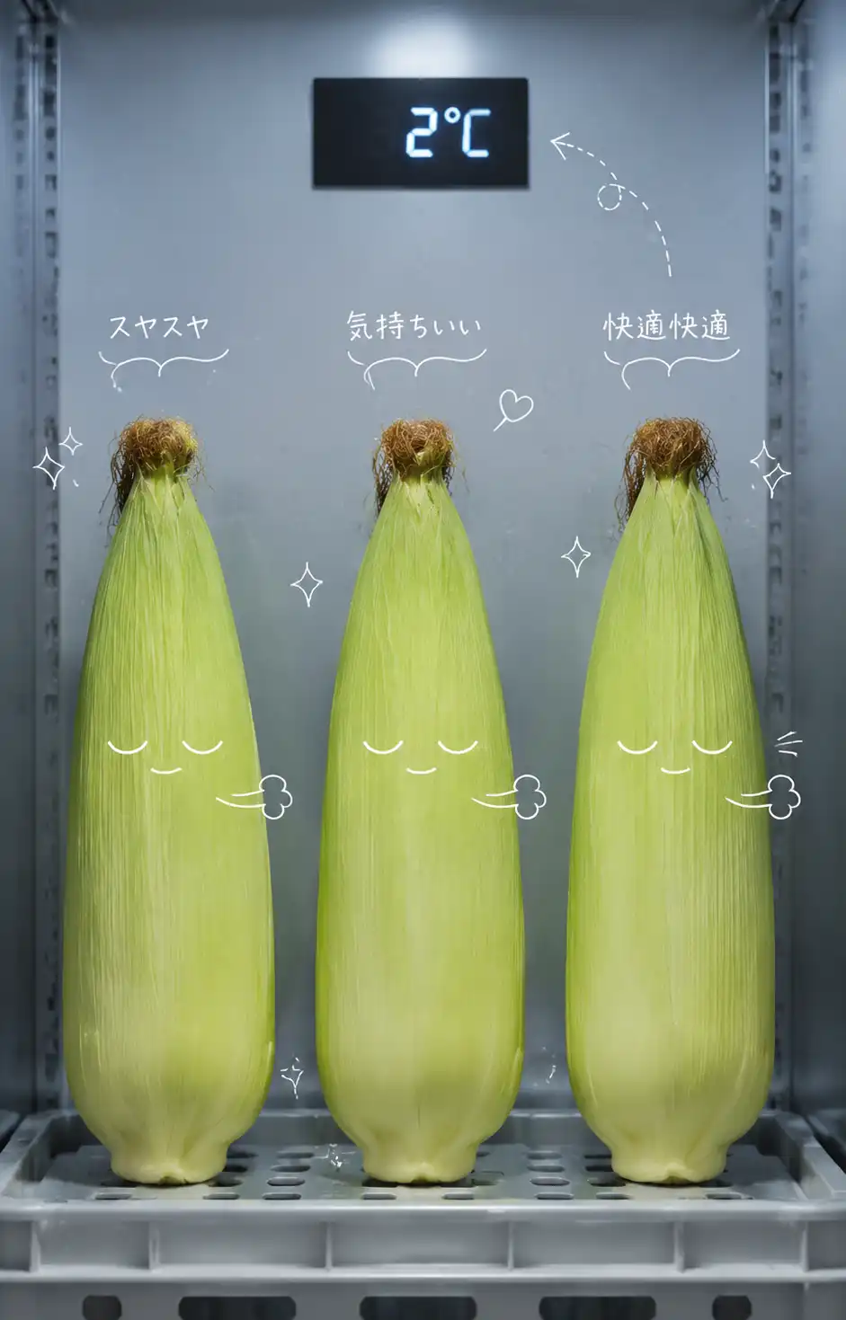 2℃の冷蔵室